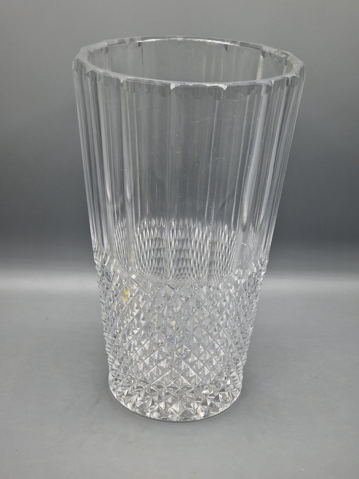 Antiquität, Glasvase, Hochwertig, Sammler, Dekoration, 26cm hoch